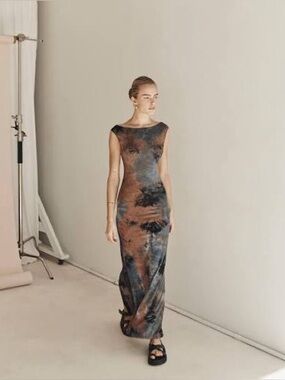 DISSH Tie-Dye Maxi Dress Sz L